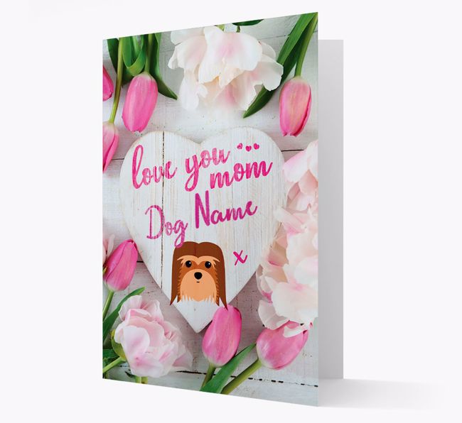 'Love You Mom' - Personalized {breedFullName} Card